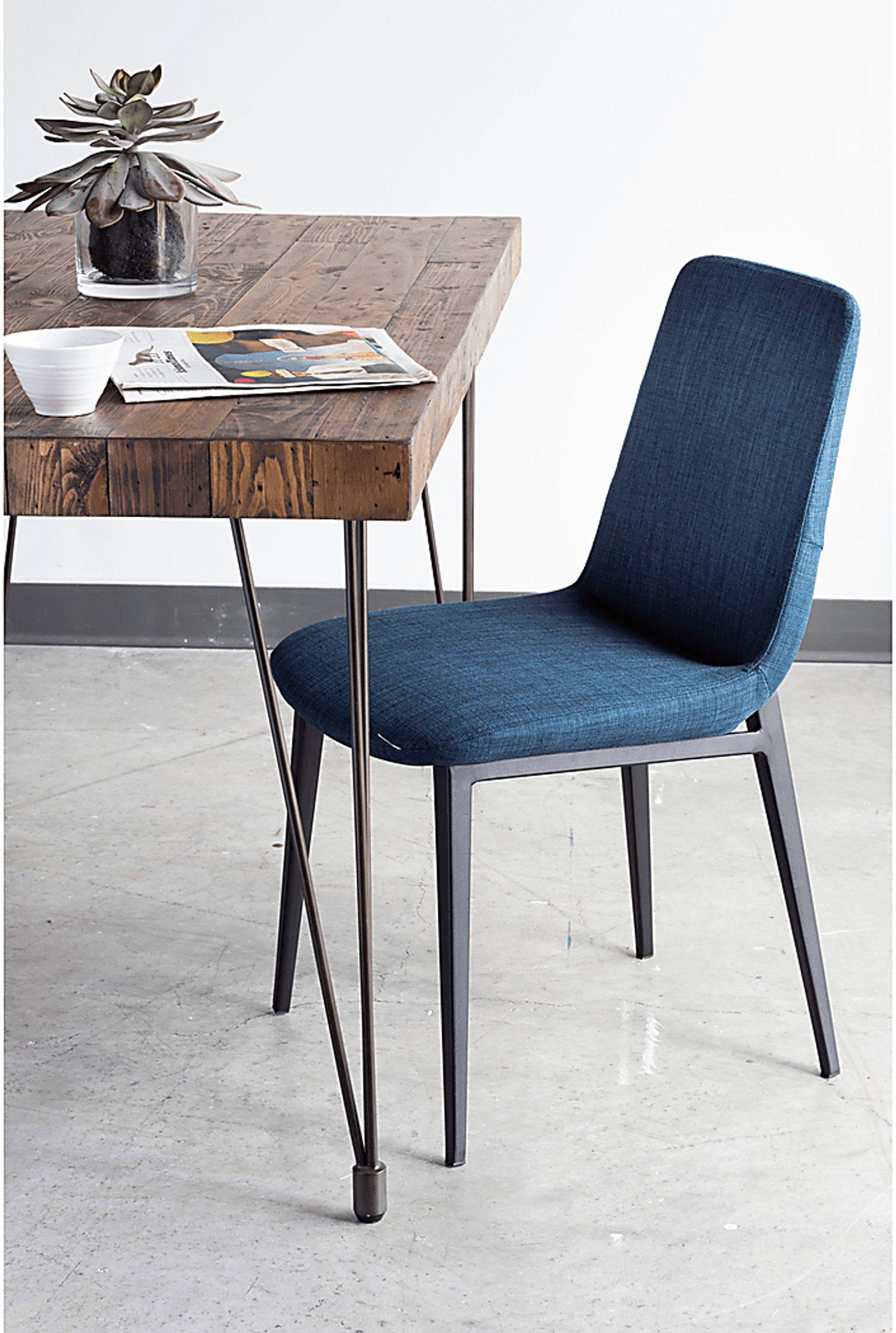 Aboyne Blue Side Chair, Set of 2 - Image 6
