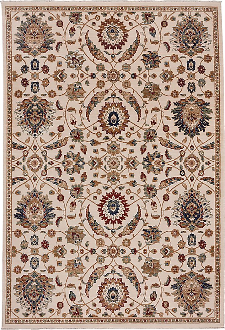 Abraine Cream/Multi 7'10 x 11' Rug
