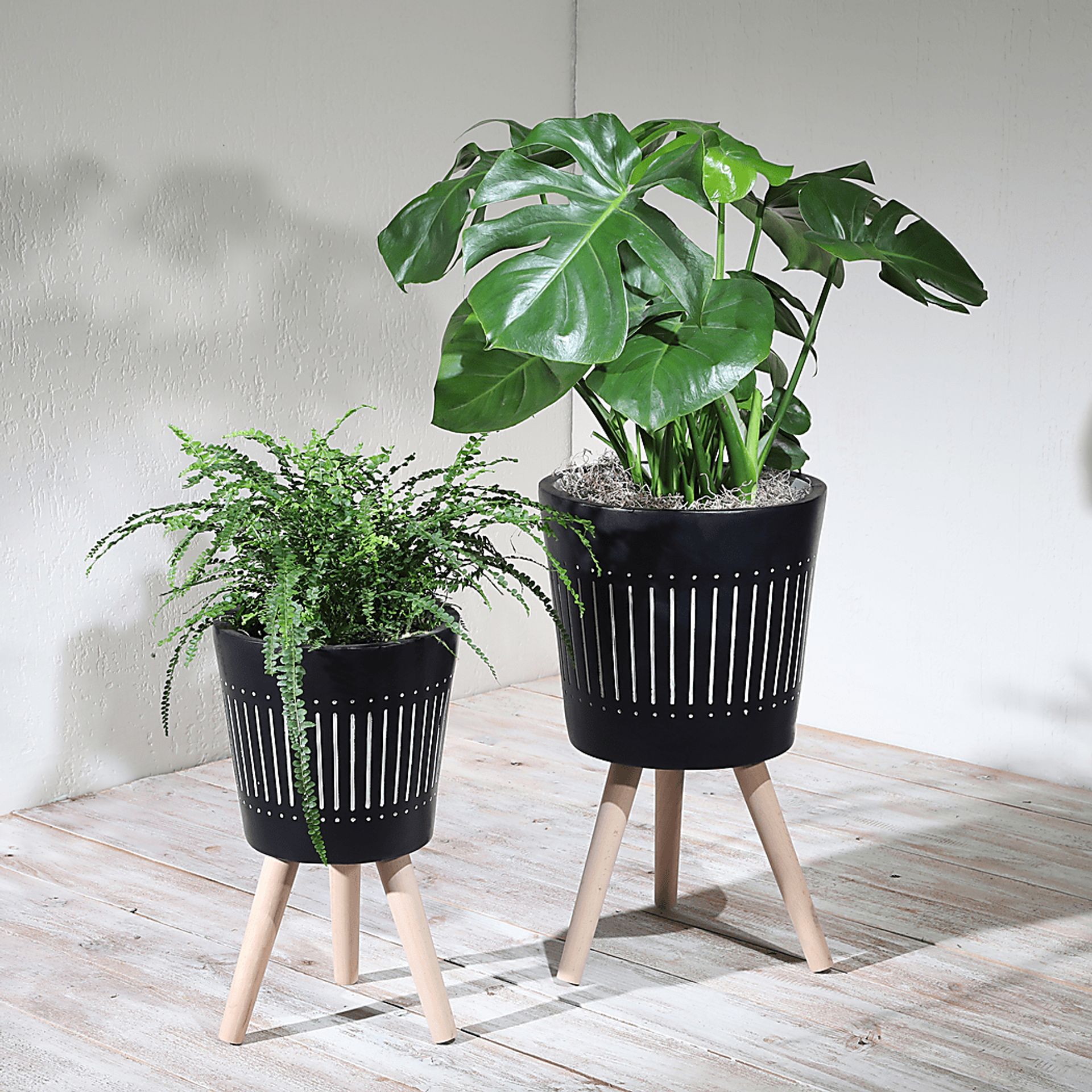 Abrell Blue Planter, Set of 2 - Image 2