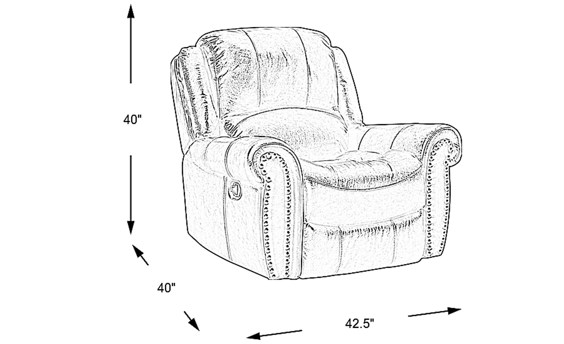 Dimension Image. Please refer to the Dimension Tab on this page for dimension details.