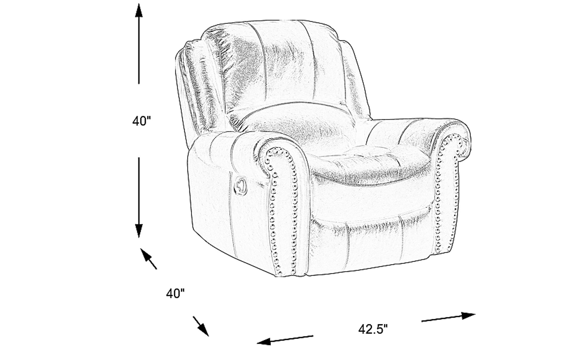 Dimension Image. Please refer to the Dimension Tab on this page for dimension details.
