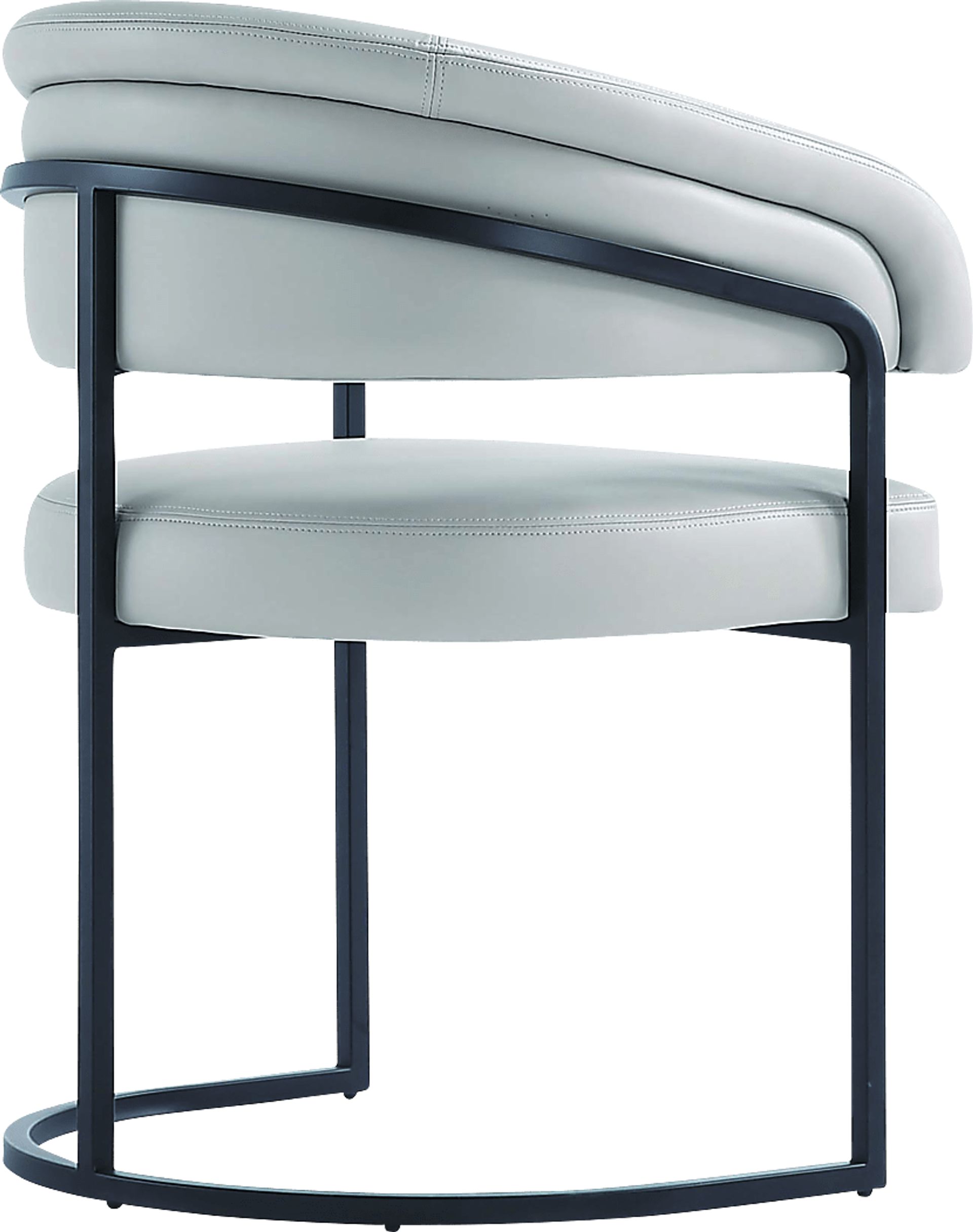 Absalom Light Gray Arm Chair - Image 5