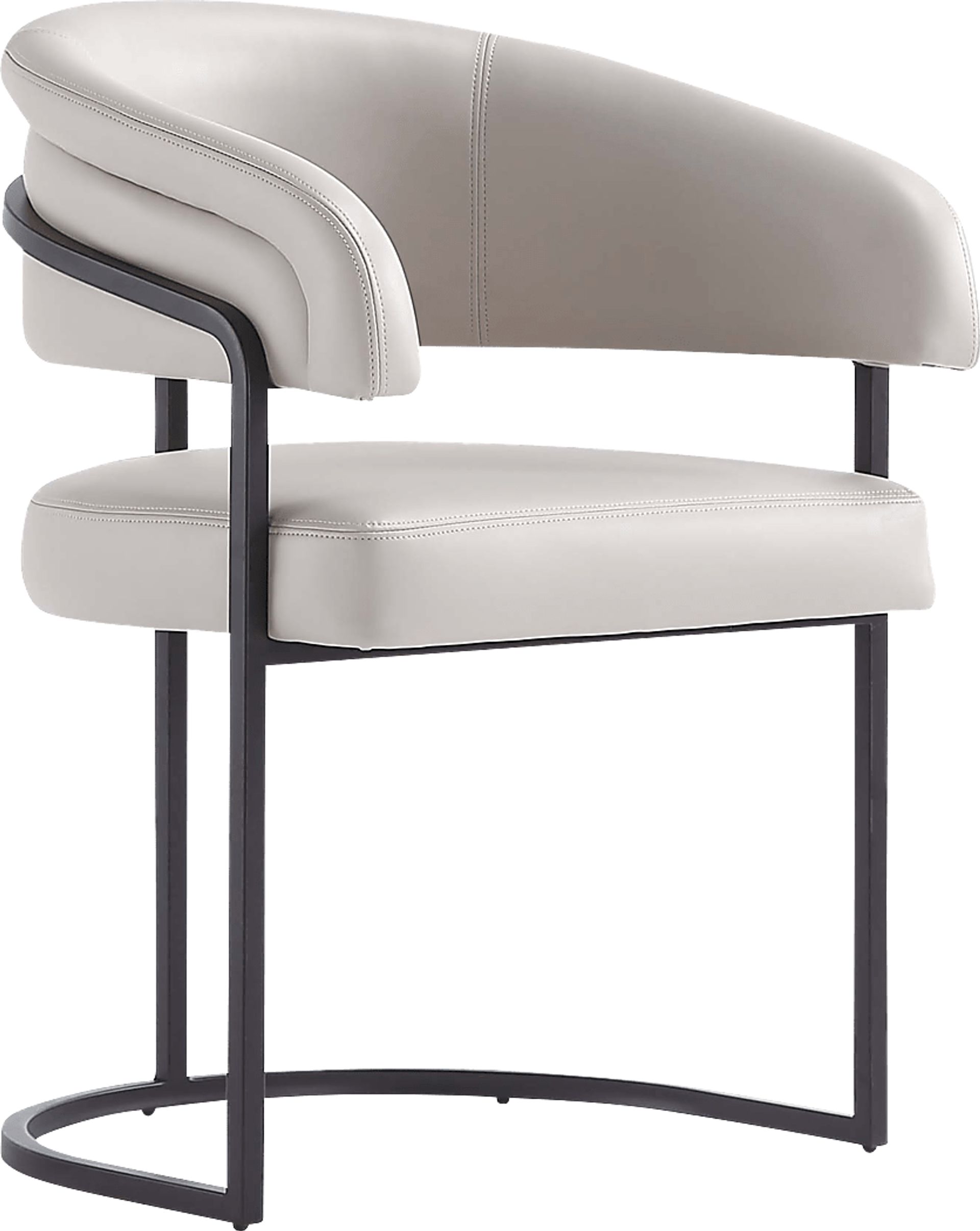 Absalom Light Gray Arm Chair - Image 1