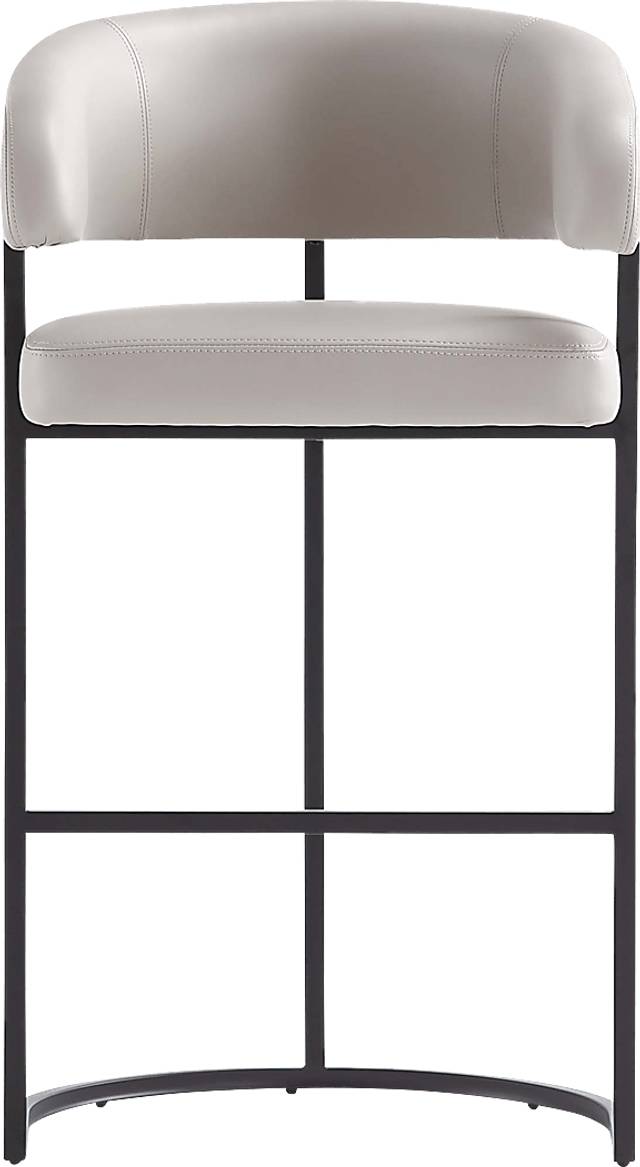 Absalom Light Gray Barstool - Thumbnail - Image 4