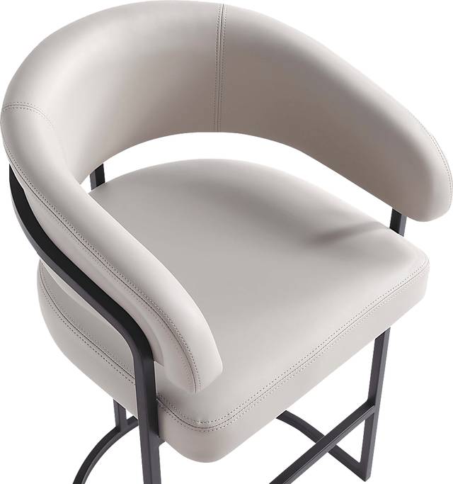 Absalom Light Gray Counter Height Stool - Thumbnail - Image 4