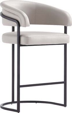 Absalom Light Gray Counter Height Stool