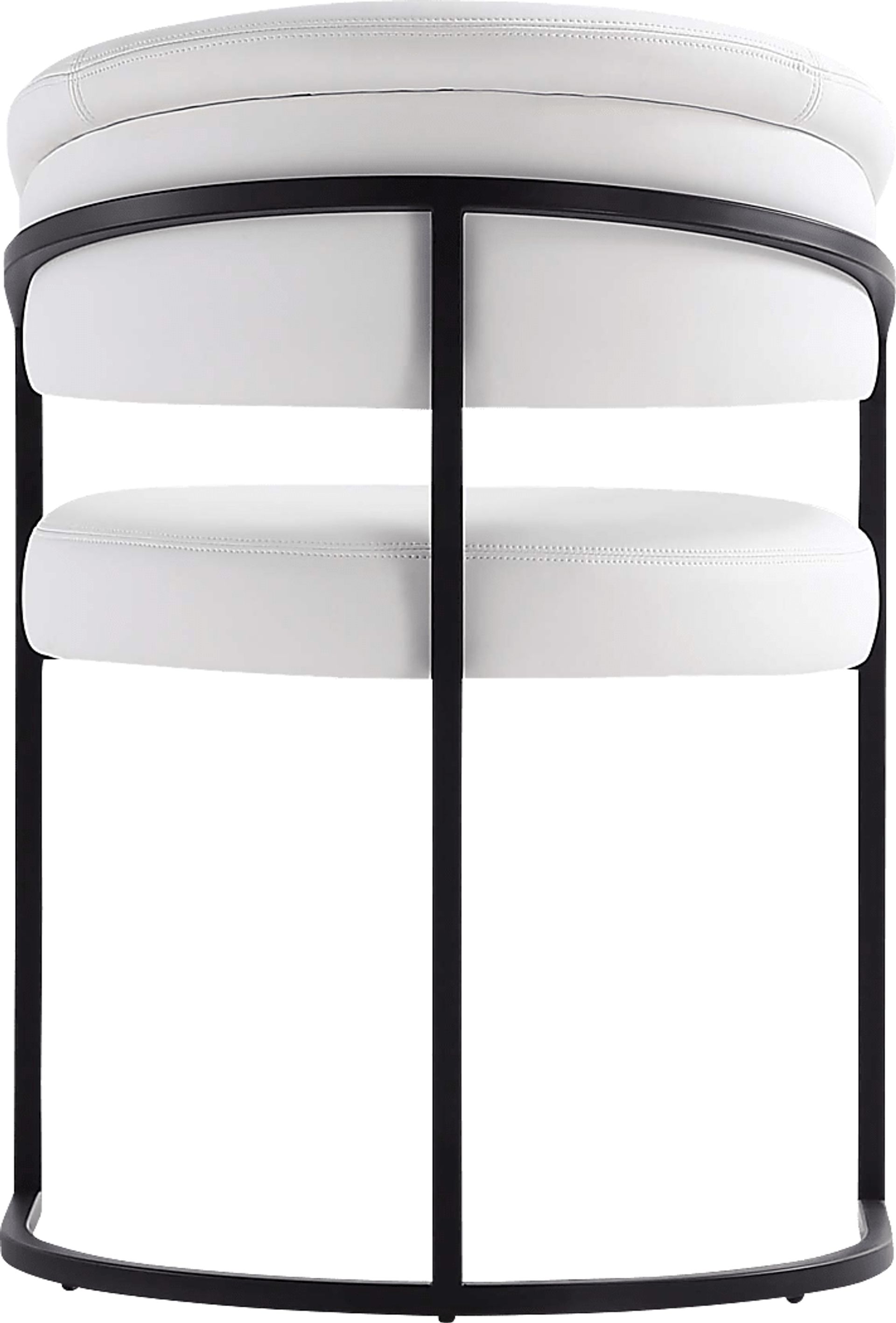 Absalom White Arm Chair - Image 9