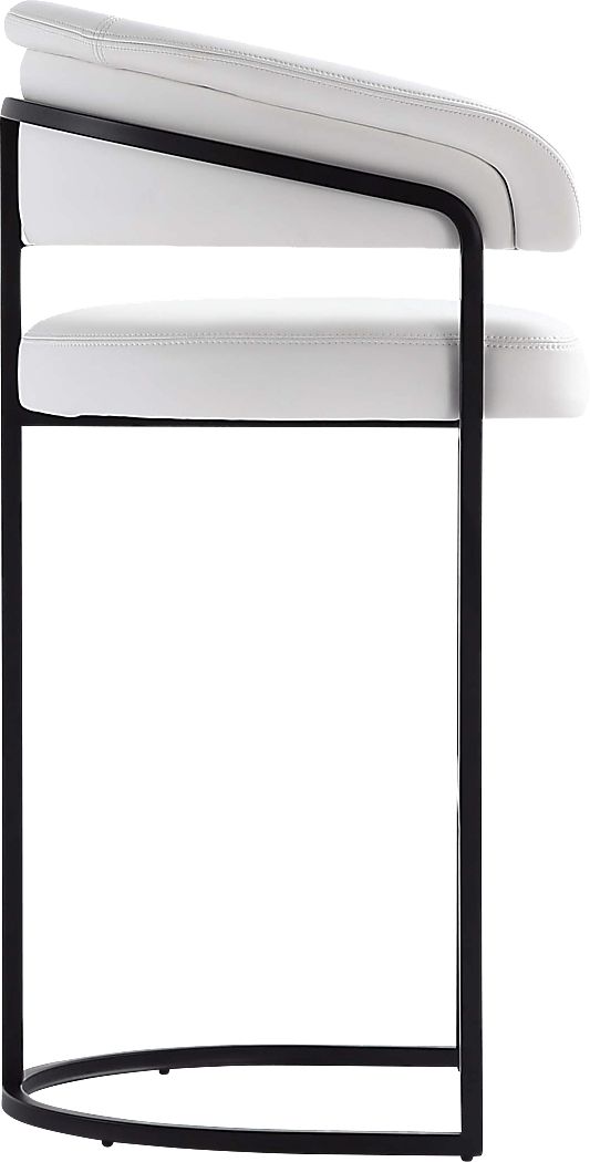 Absalom White Barstool
