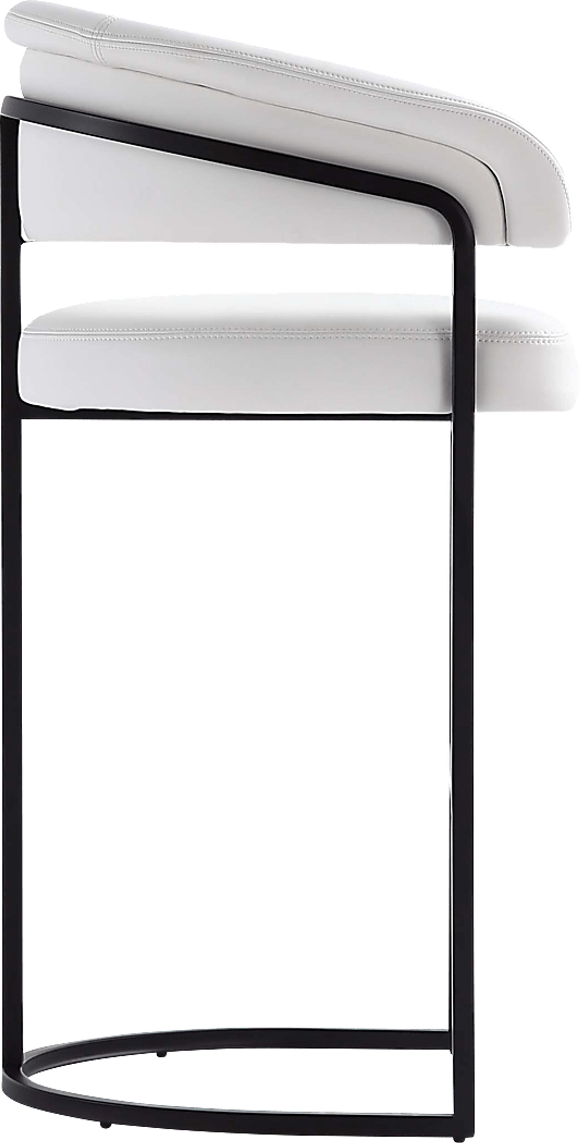 Absalom White Barstool - Image 6