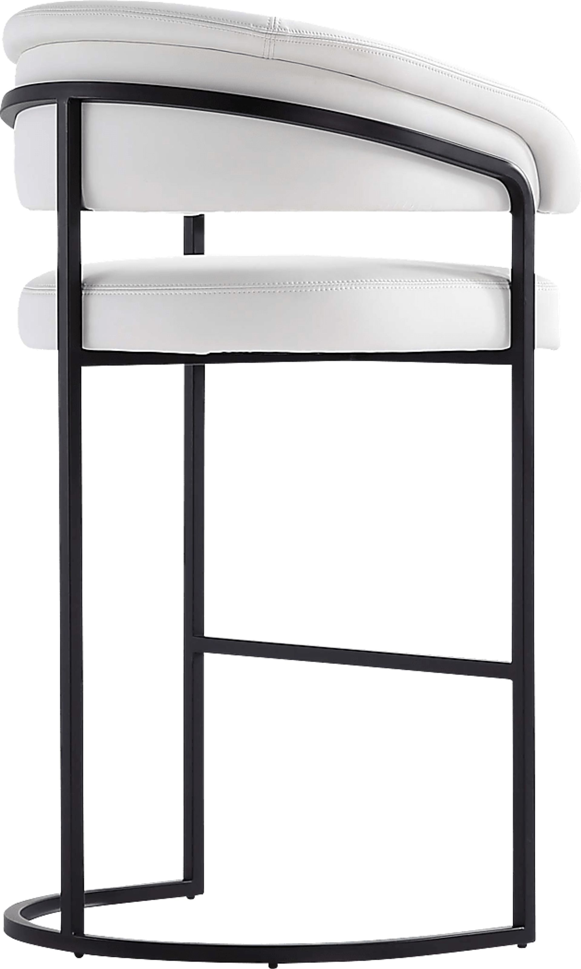 Absalom White Barstool - Image 7