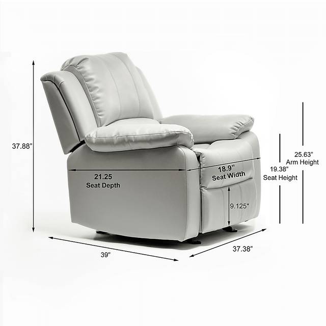 Absecon Beige Rocker Recliner - Thumbnail - Image 10