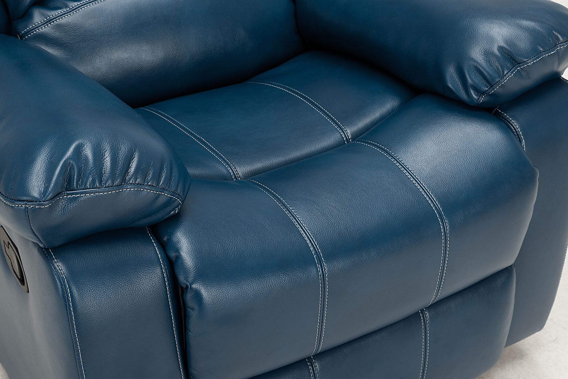 Absecon Blue Rocker Recliner - Image 4