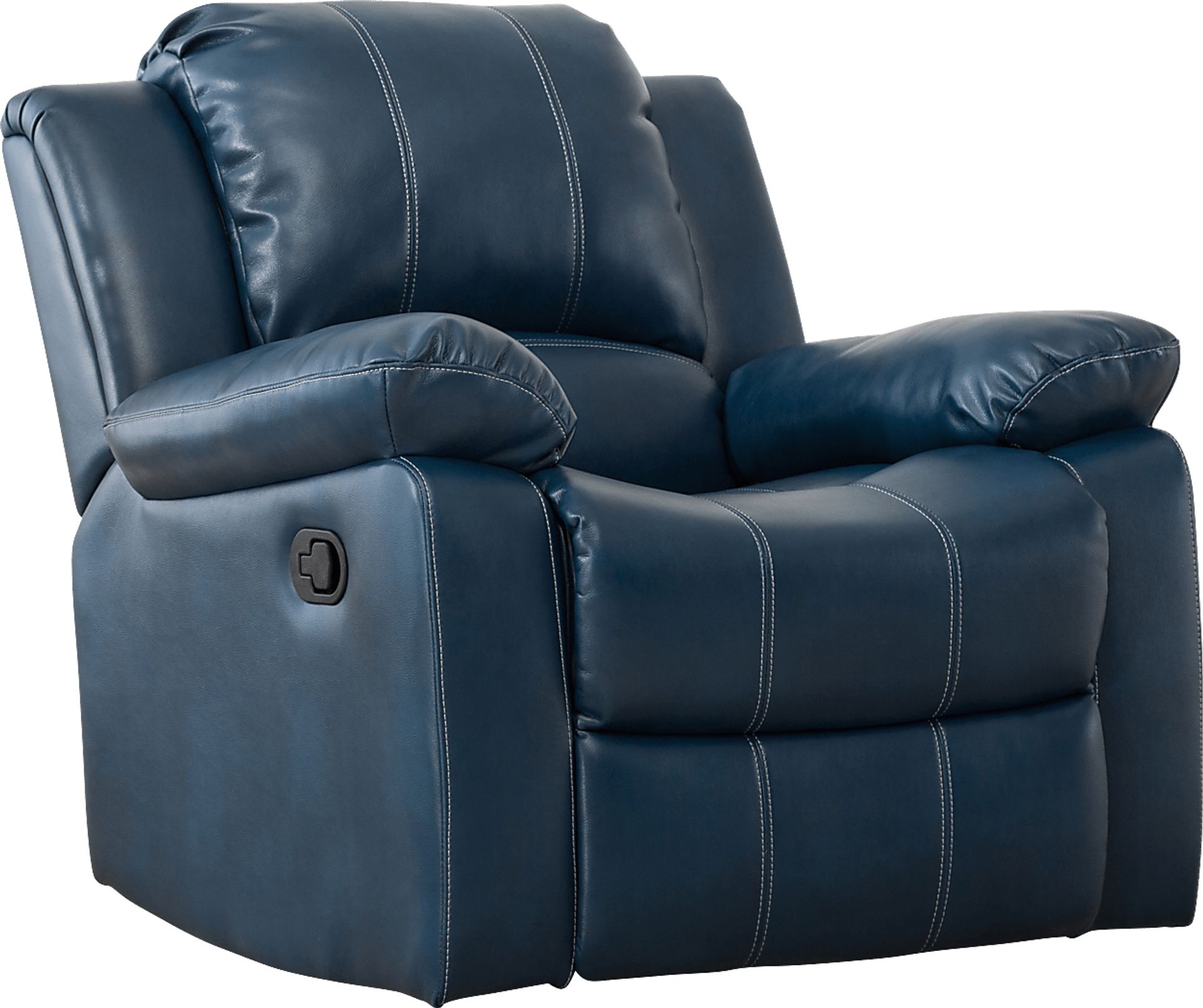 Absecon Blue Rocker Recliner - Image 1