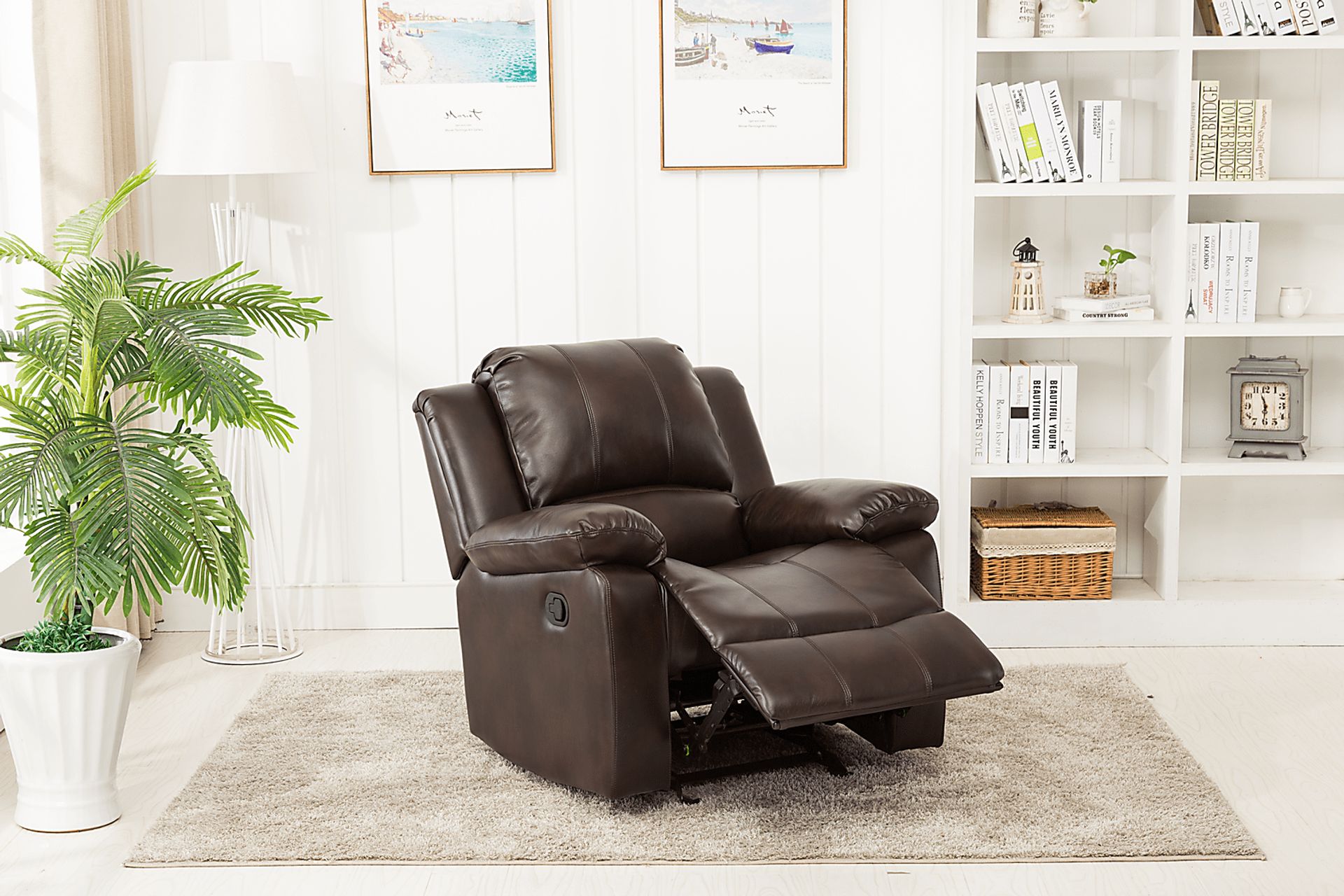 Absecon Brown Rocker Recliner - Image 9
