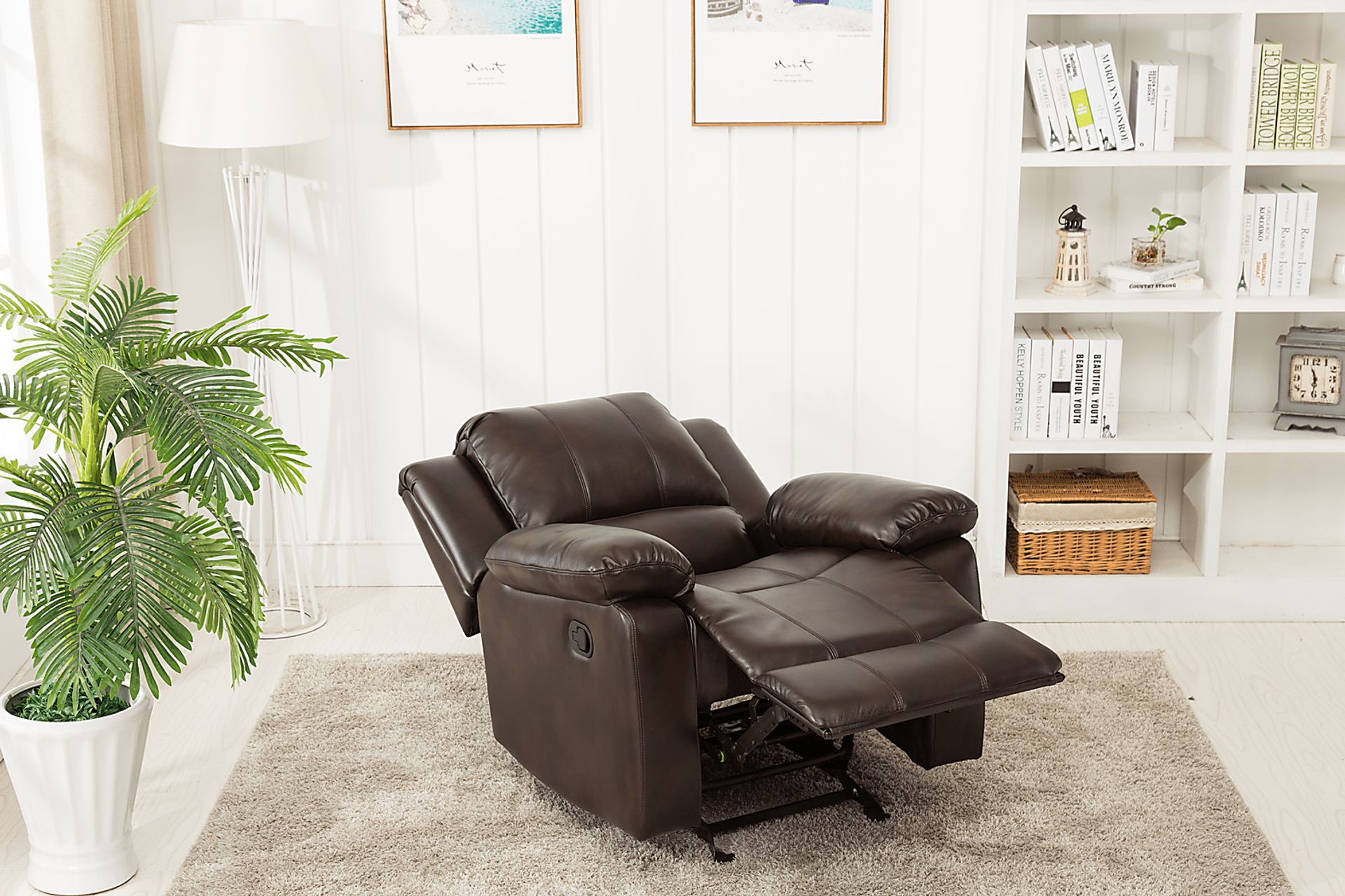 Absecon Brown Rocker Recliner - Image 10