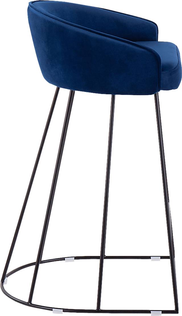 Abston Blue Counter Height Stool Set of 2 - Thumbnail - Image 3