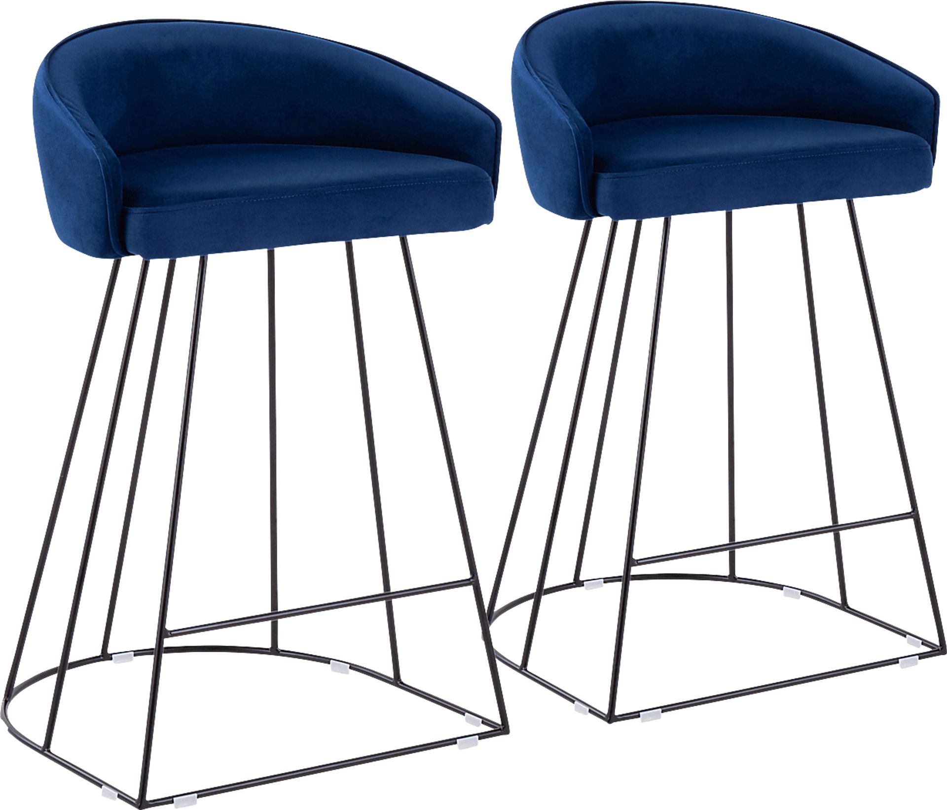 Abston Blue Counter Height Stool Set of 2 - Image 1