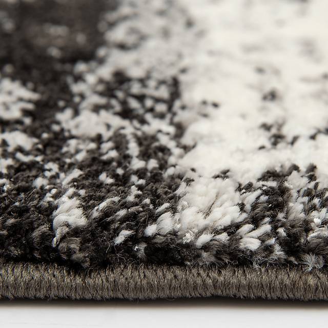 Abstract Dusk Charcoal 5' x 7'6 Rug - Thumbnail - Image 4