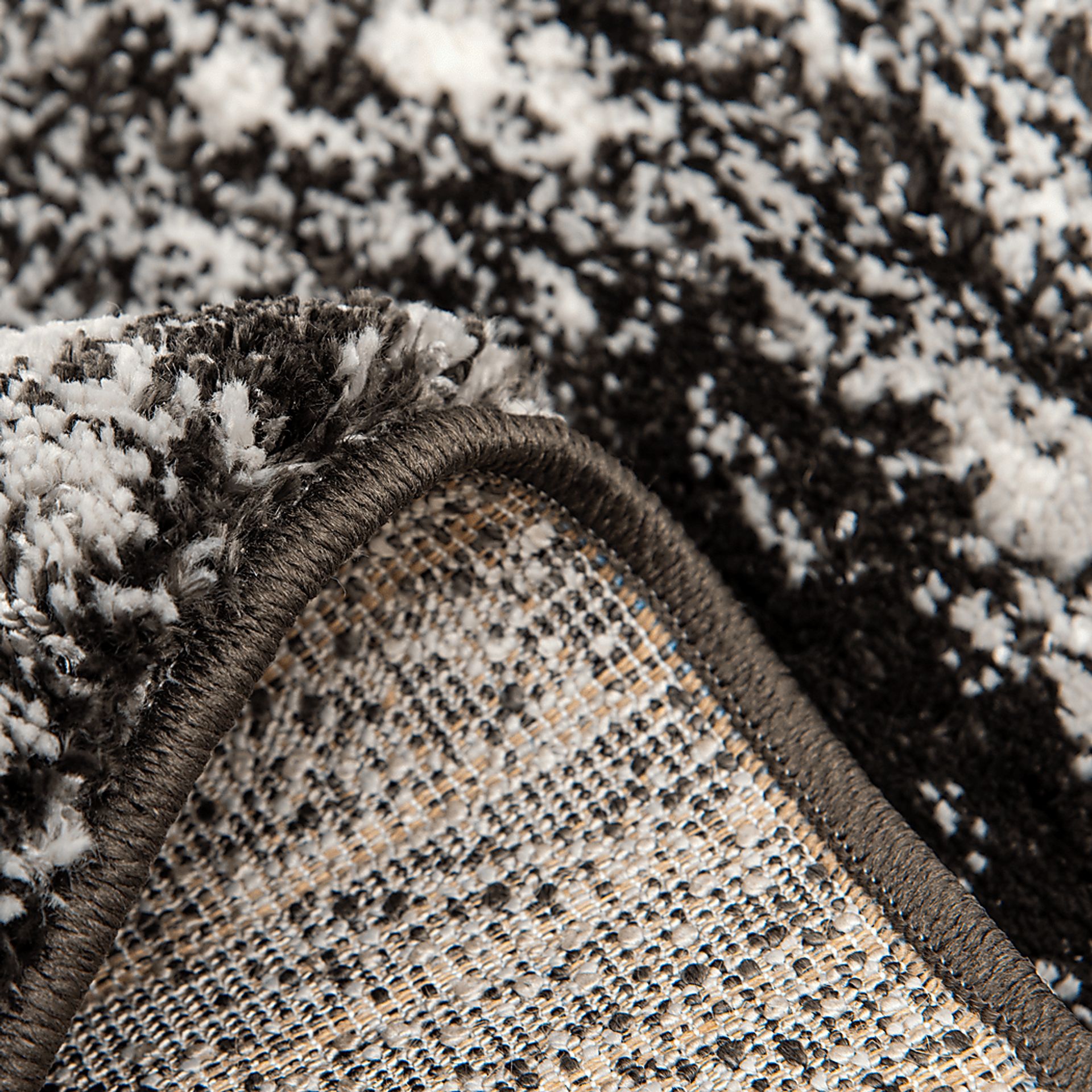 Abstract Dusk Charcoal 7'10 Round Rug - Image 4