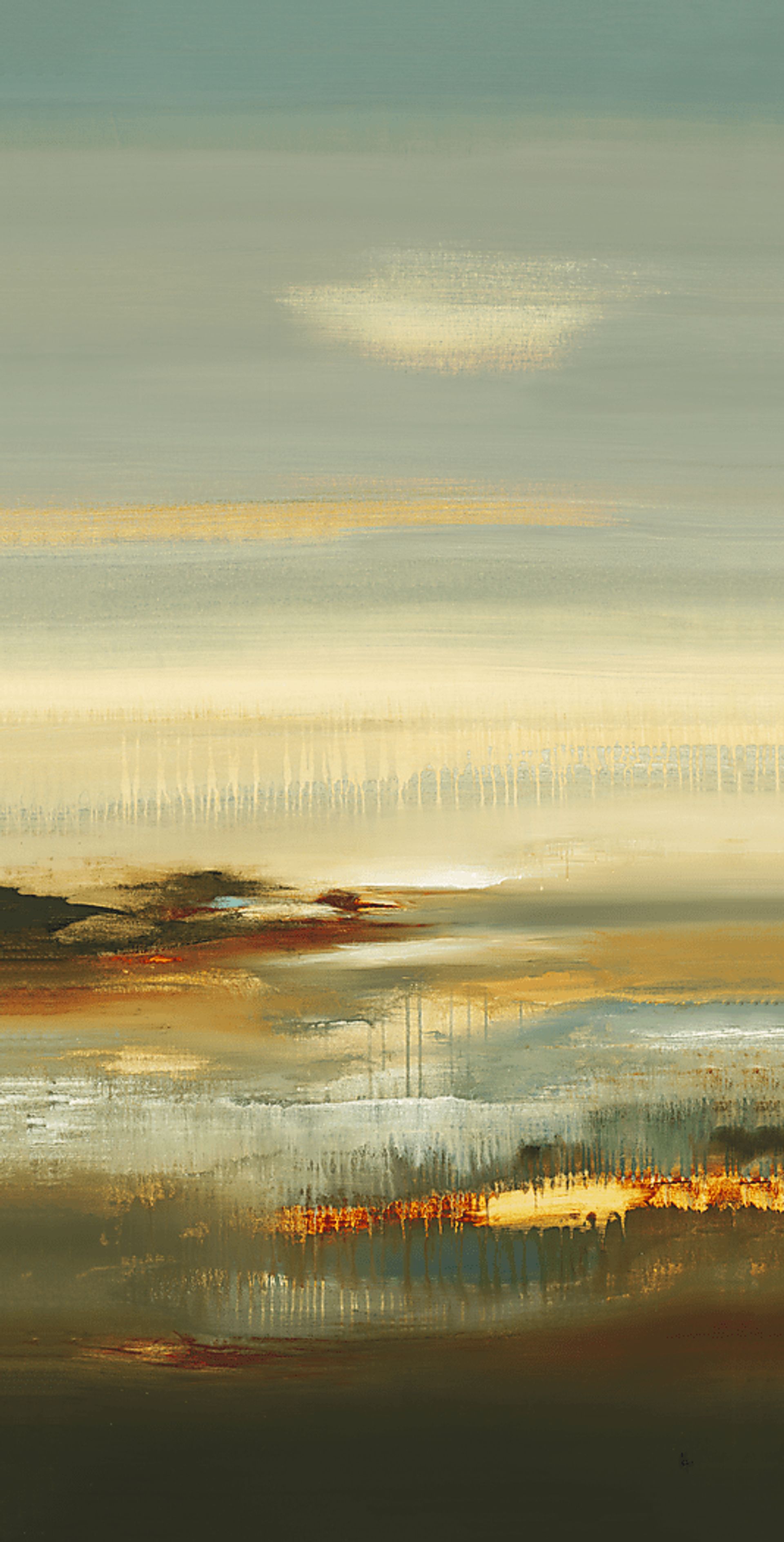 Abstract Sky 7' Long Canvas Artwork - Image 1