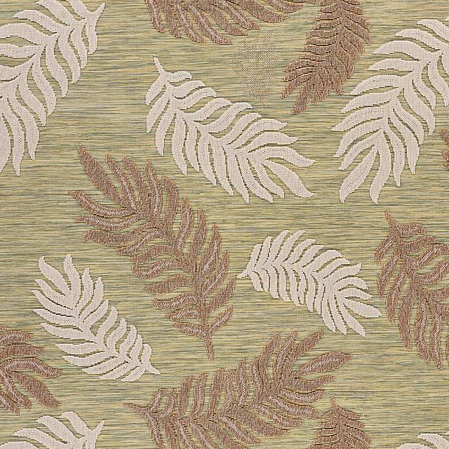 Abuhi Tan/Green 7'9 x 9'9 Indoor/Outdoor Rug - Thumbnail - Image 3