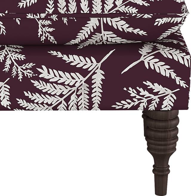 Acacio Plum Accent Bench - Thumbnail - Image 4