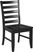 Acadia Hills White 5 Pc Dining Room with Black Chairs