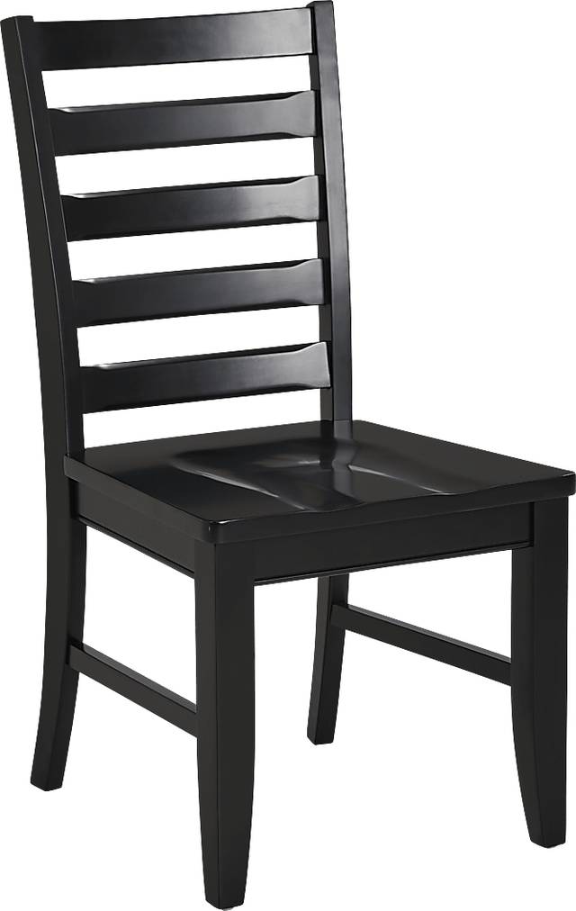 Acadia Hills Black Side Chair - Thumbnail - Image 1