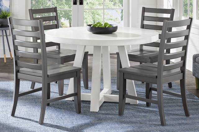 Acadia Hills Gray Side Chair - Thumbnail - Image 2