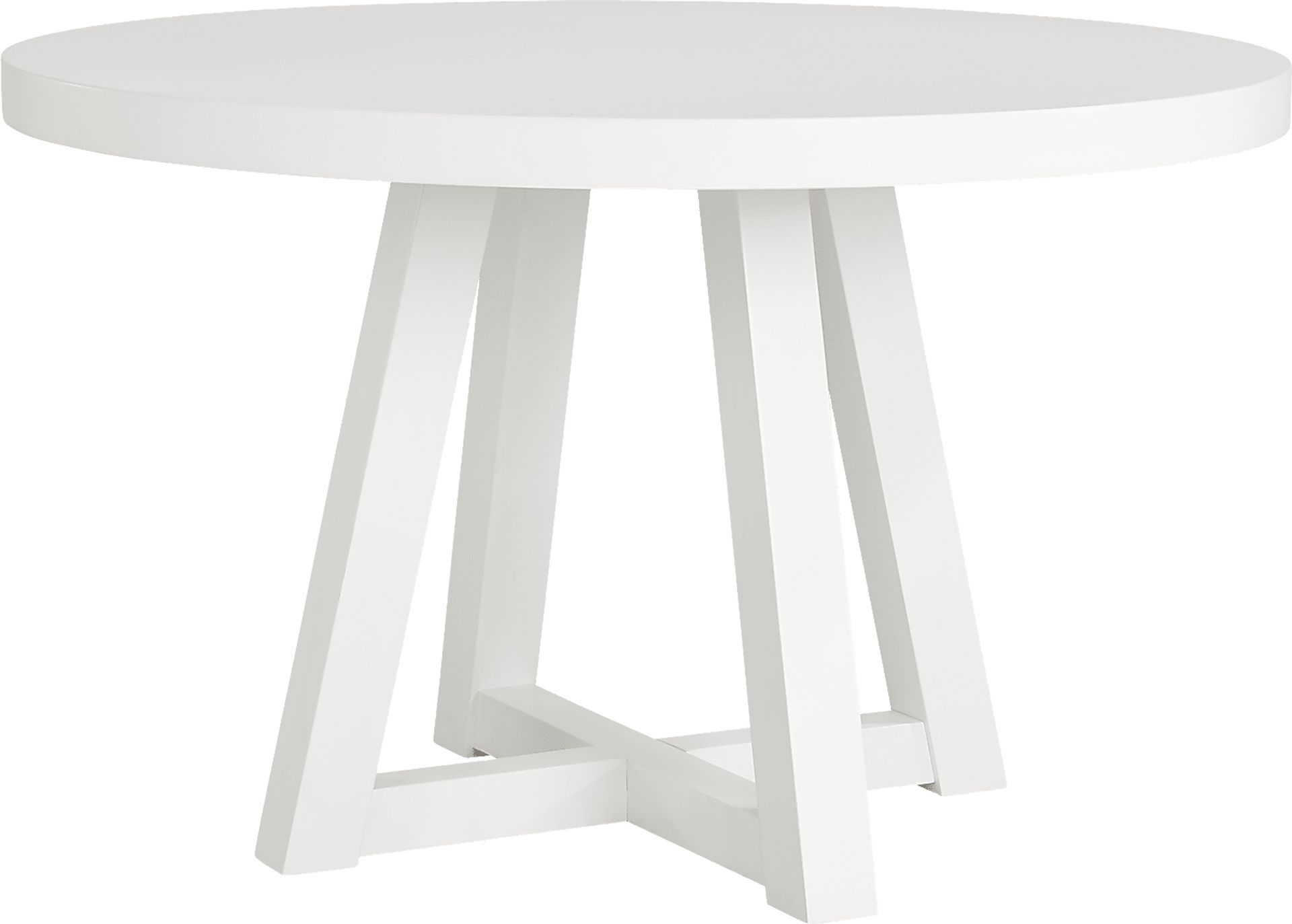 Acadia Hills White Round Dining Table - Image 1