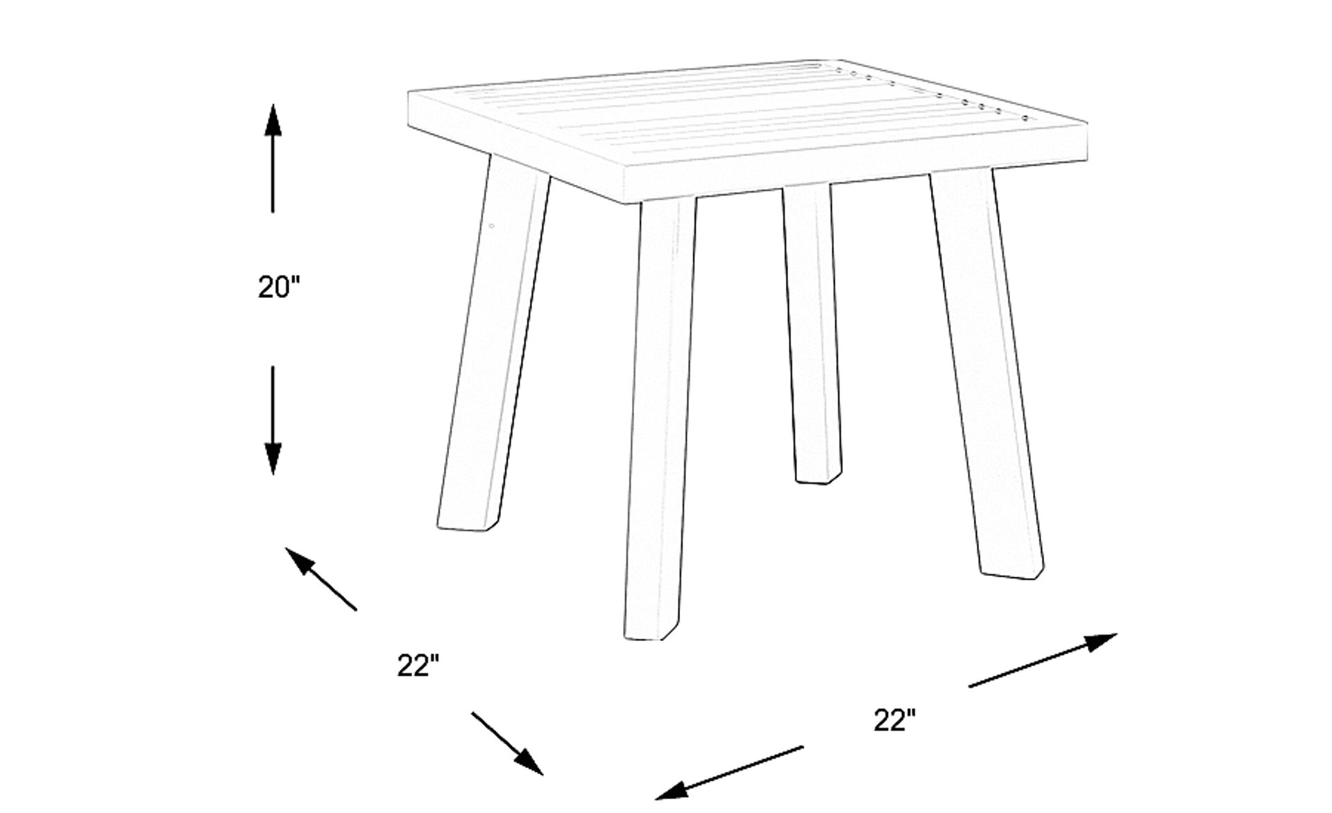 Dimension Image. Please refer to the Dimension Tab on this page for dimension details.