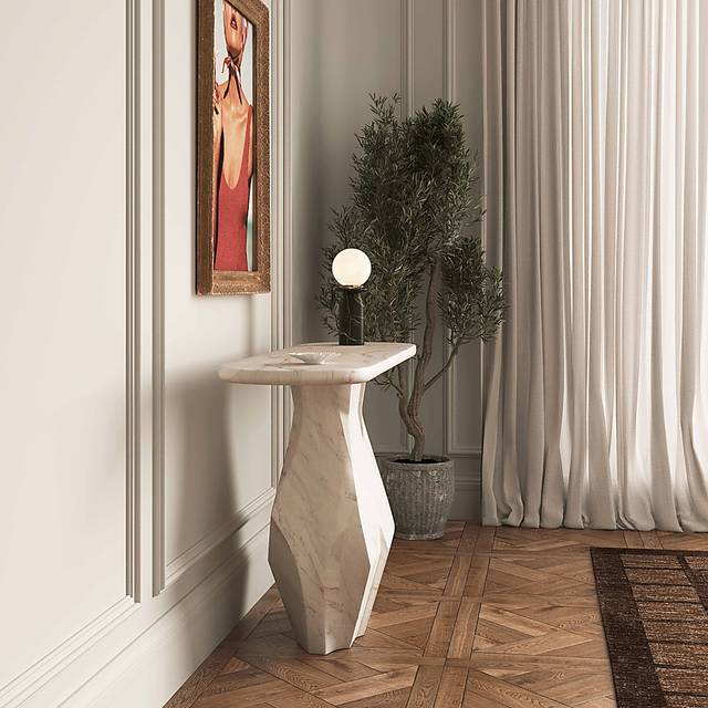 Accentgate White Console Table - Thumbnail - Image 2