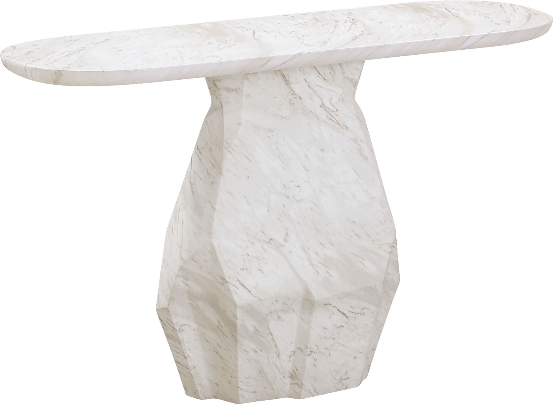 Accentgate White Console Table - Image 3