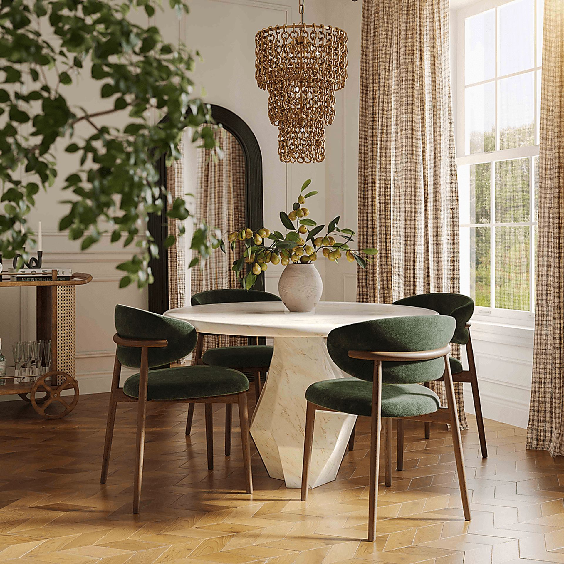 Accentgate White Dining Table - Image 2