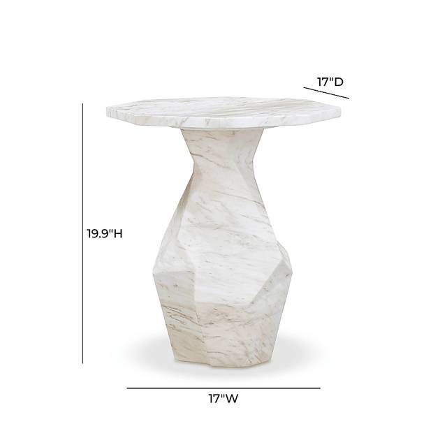 Accentgate White End Table - Thumbnail - Image 6