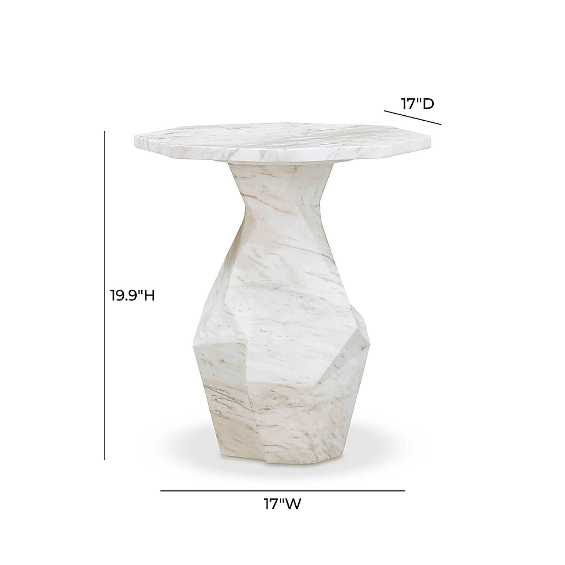 Accentgate White End Table - Image 6