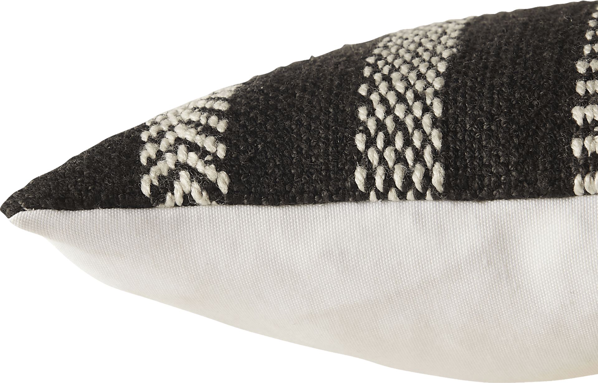 Accentwell Black Indoor/Outdoor Lumbar Pillow - Image 3
