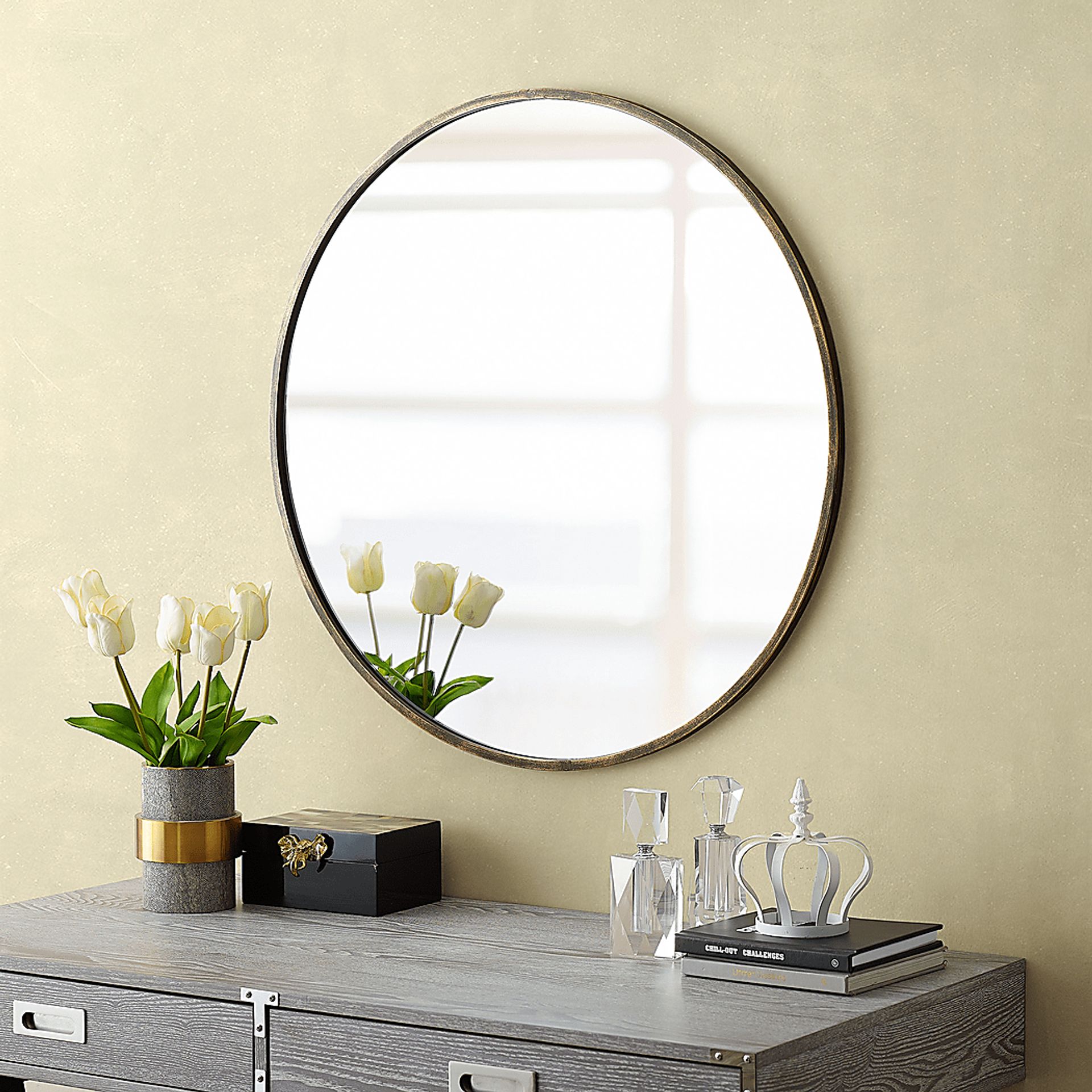 Accolyn Brass Mirror - Image 5