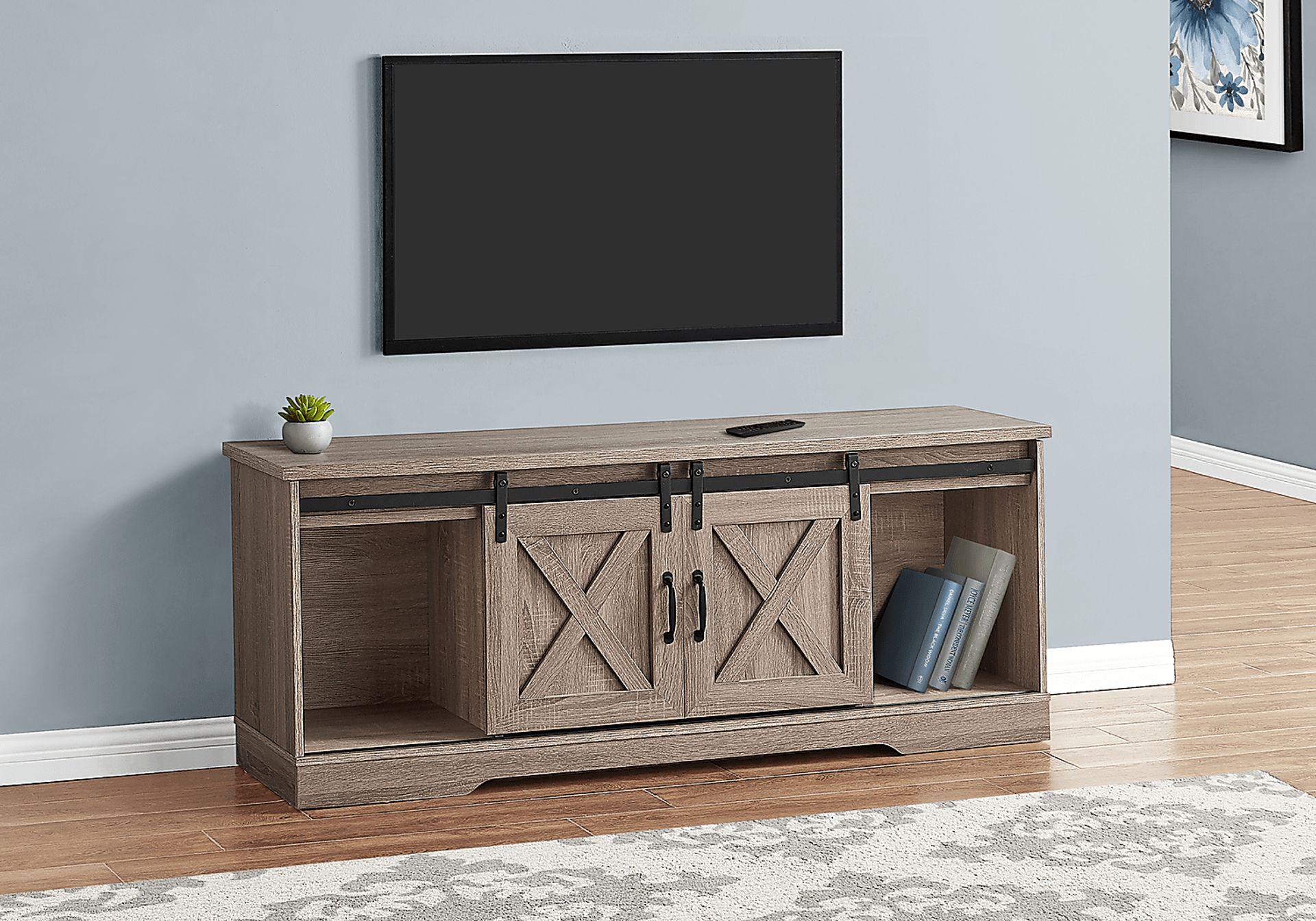 Accolyn Taupe 59 in. Console - Image 2