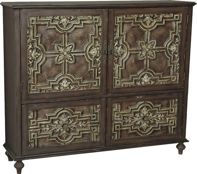 Accomack Brown Credenza - Thumbnail - Image 1