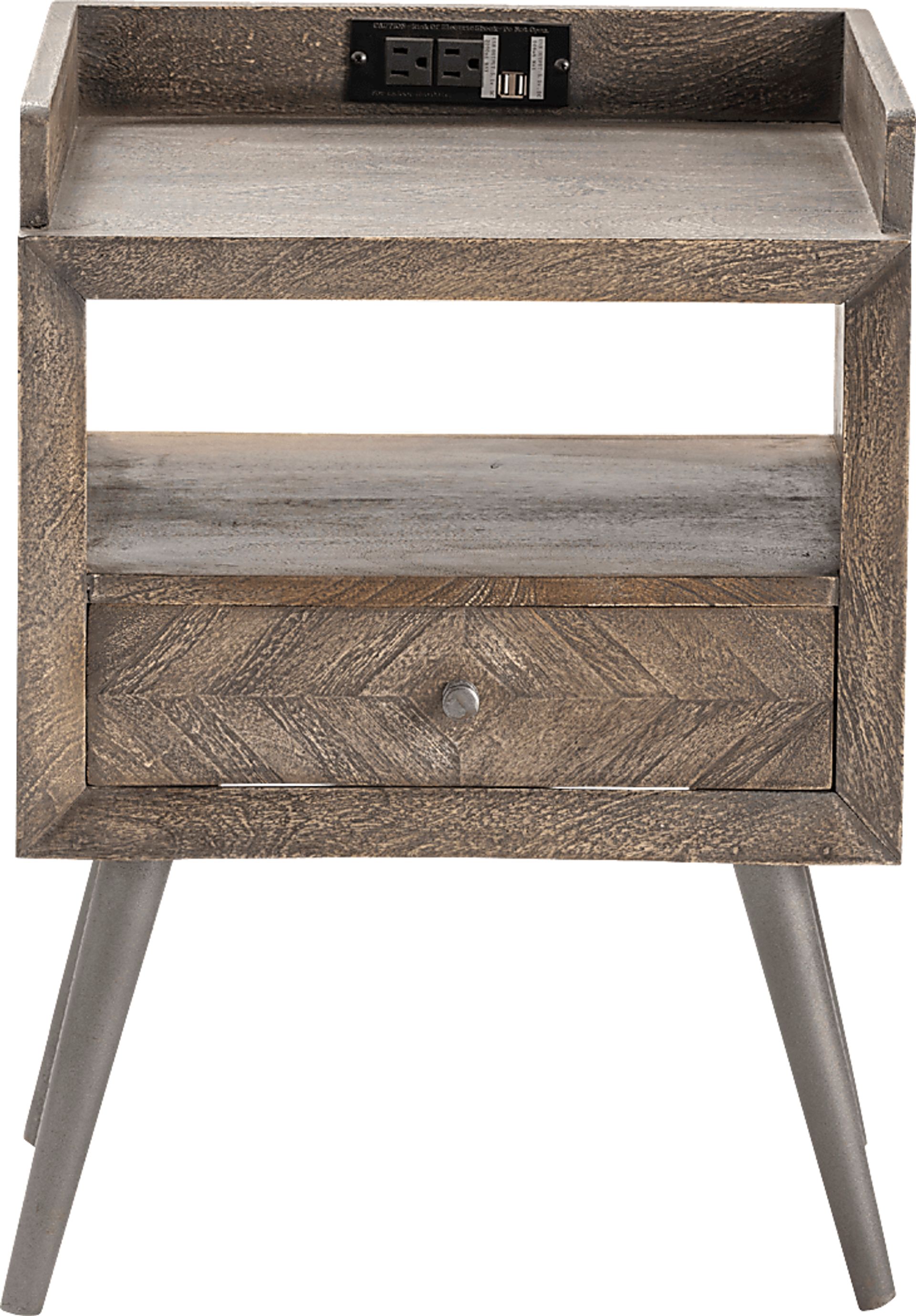 Accralane Gray Accent Table - Image 1