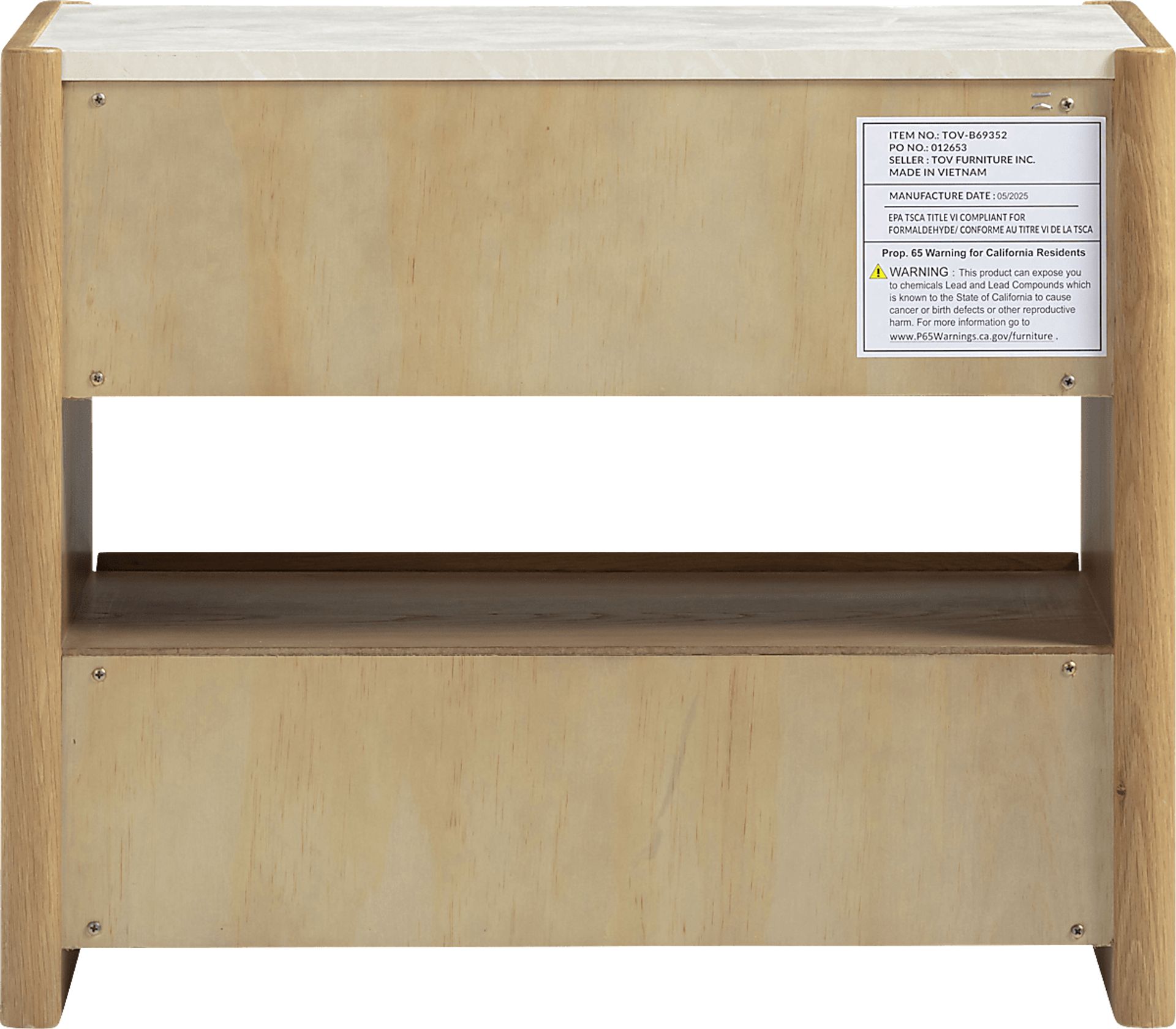 Acecloud Natural Nightstand - Image 6
