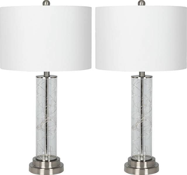 Acequia Lane Clear Lamp, Set of 2 - Thumbnail - Image 1