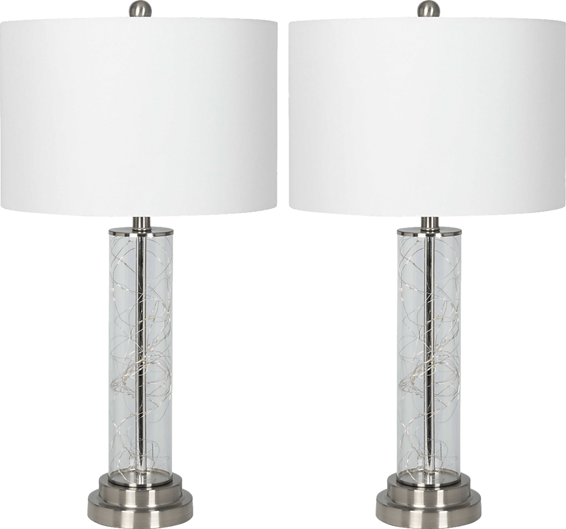 Acequia Lane Clear Lamp, Set of 2 - Image 1