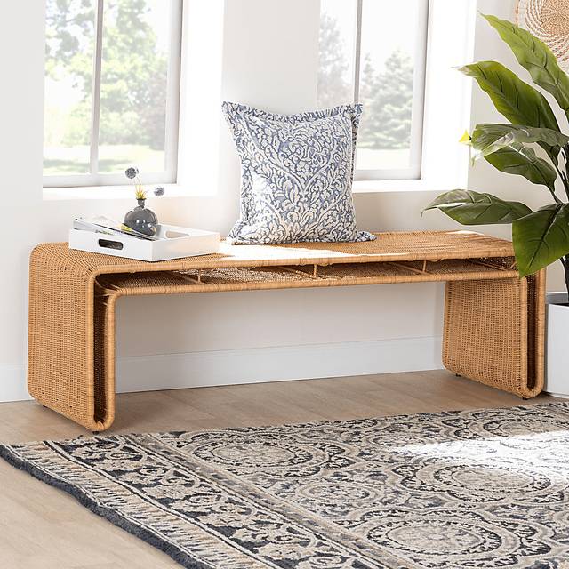 Acestary Brown Accent Bench - Thumbnail - Image 2
