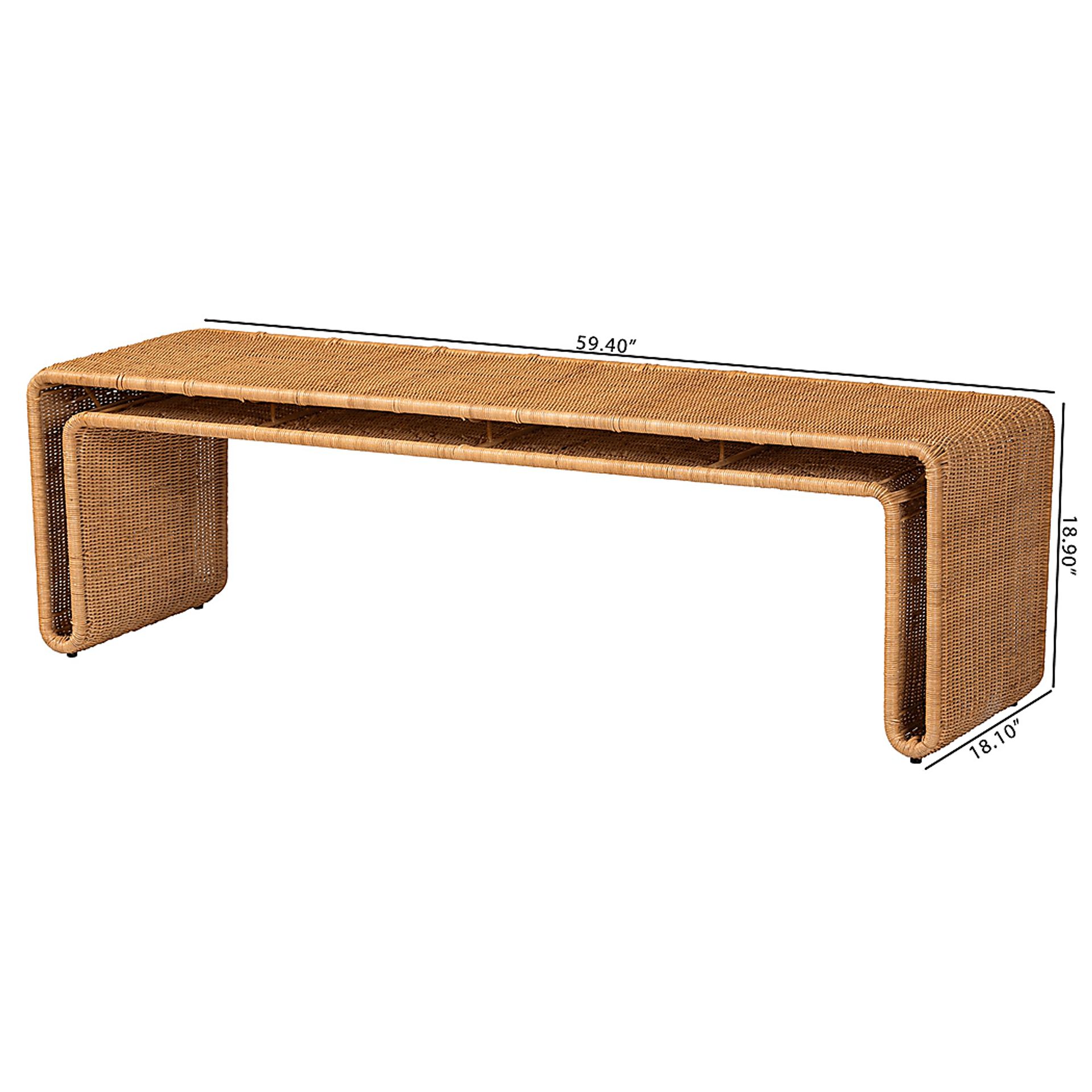 Acestary Brown Accent Bench - Image 5