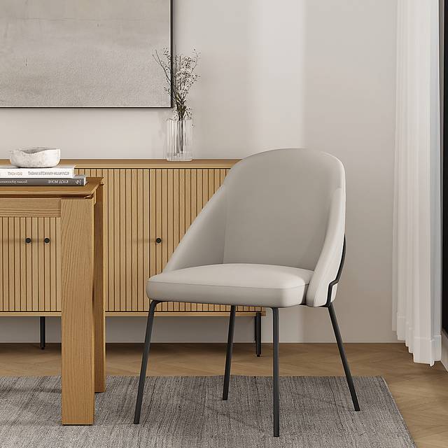 Acewalk I Gray Dining Chair - Thumbnail - Image 2