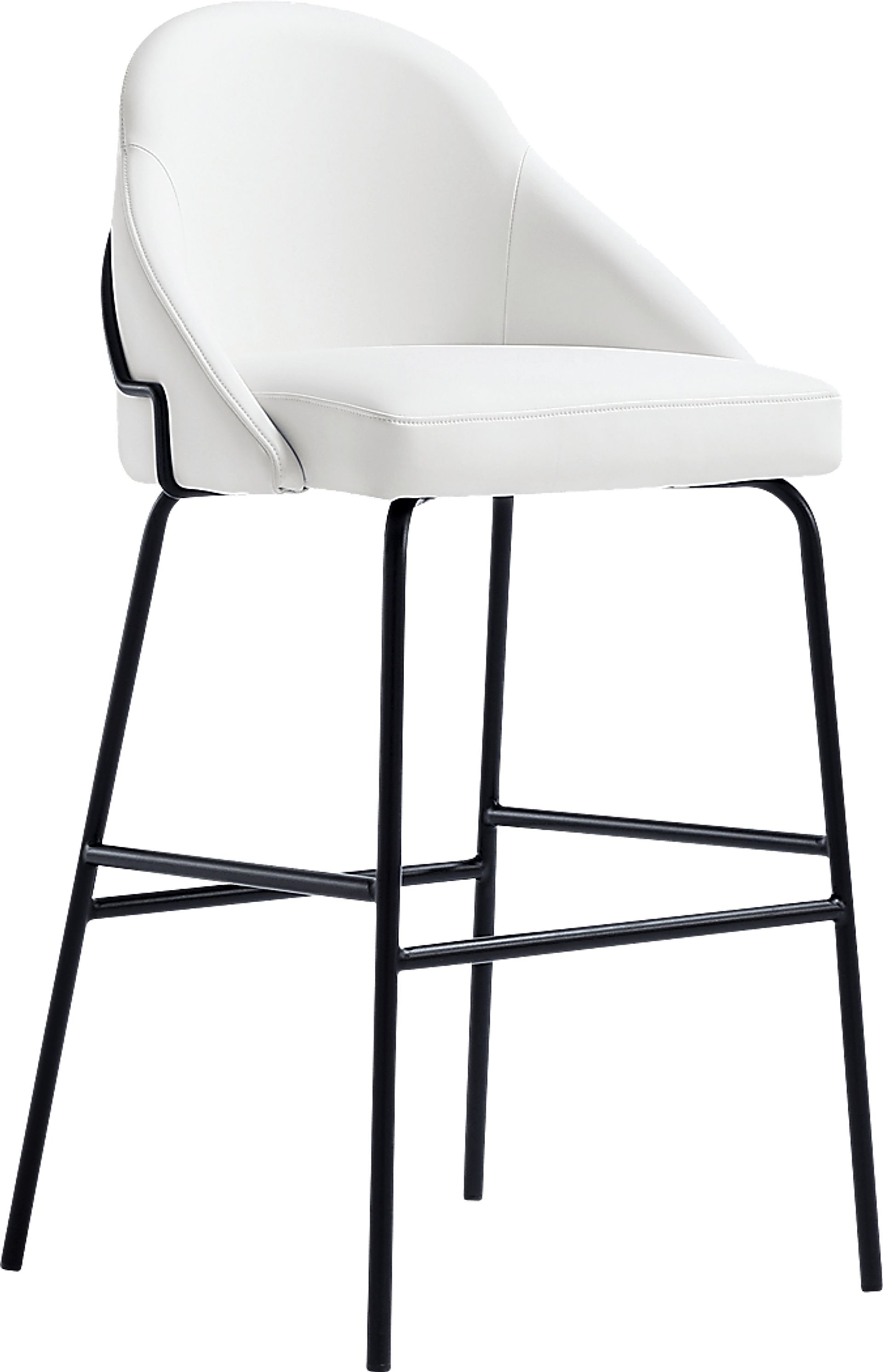 Acewalk I White Barstool - Image 3