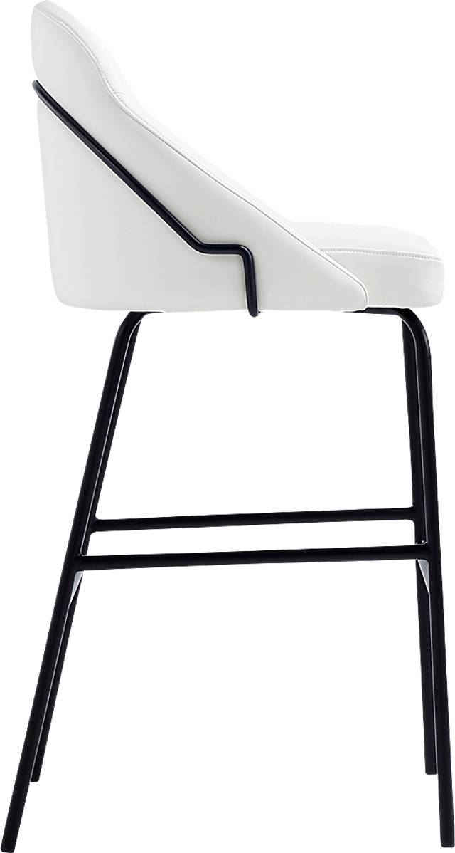 Acewalk I White Barstool - Thumbnail - Image 4