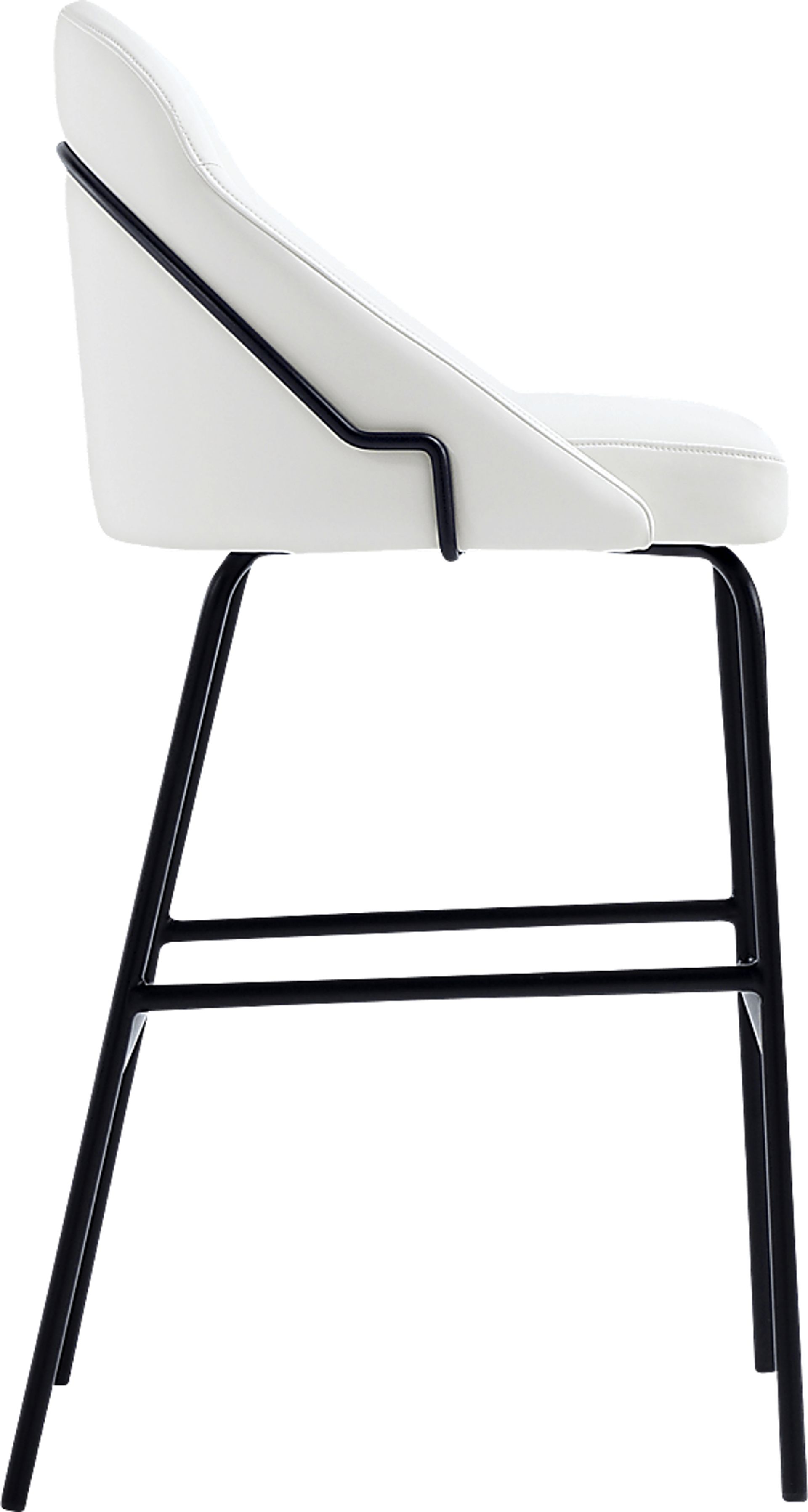 Acewalk I White Barstool - Image 4